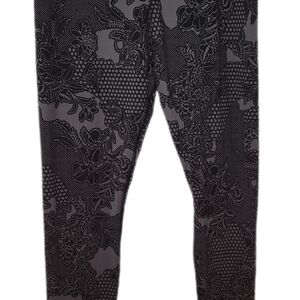 Nike Black and Gray Dri-FIT Leggings